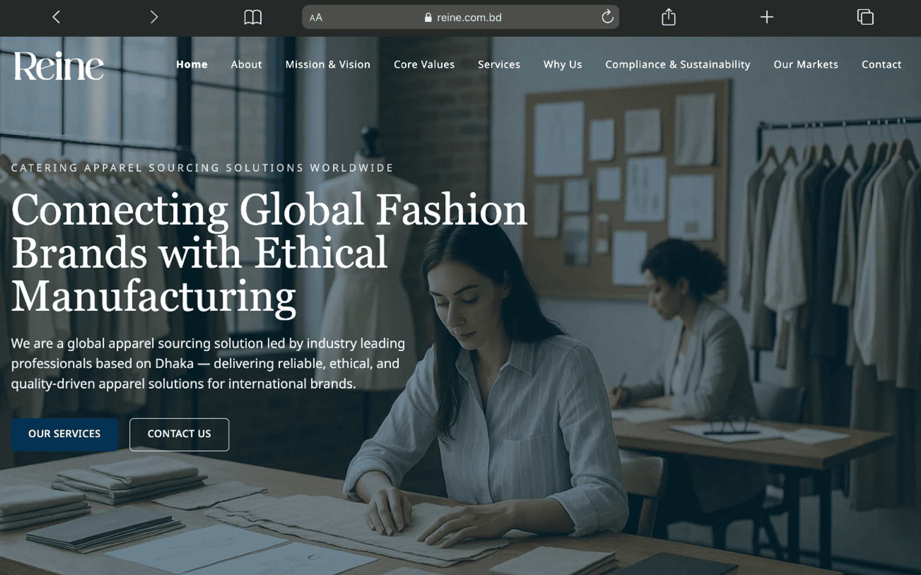 Reine Company Profile hero