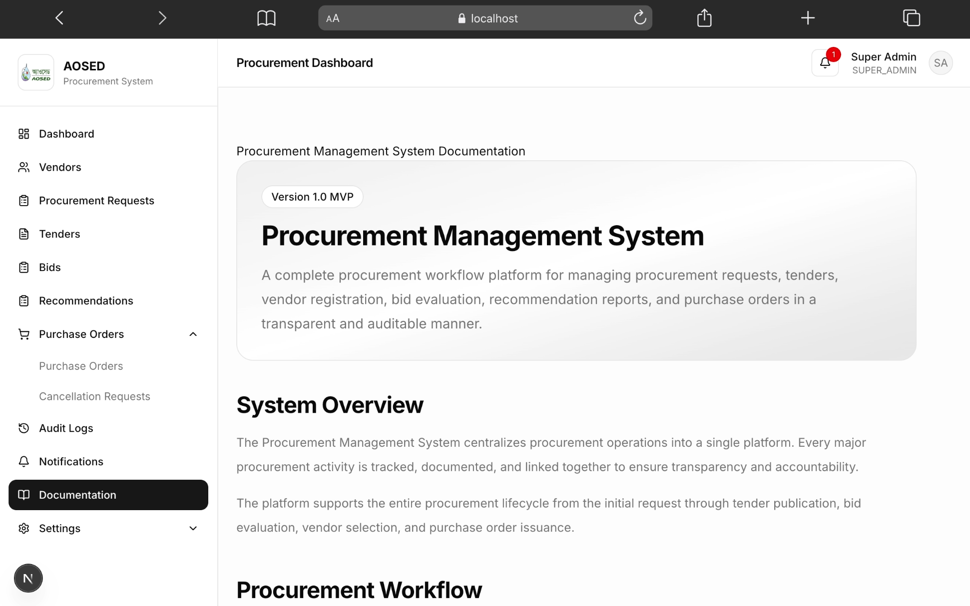 Procurement Management System gallery image 13