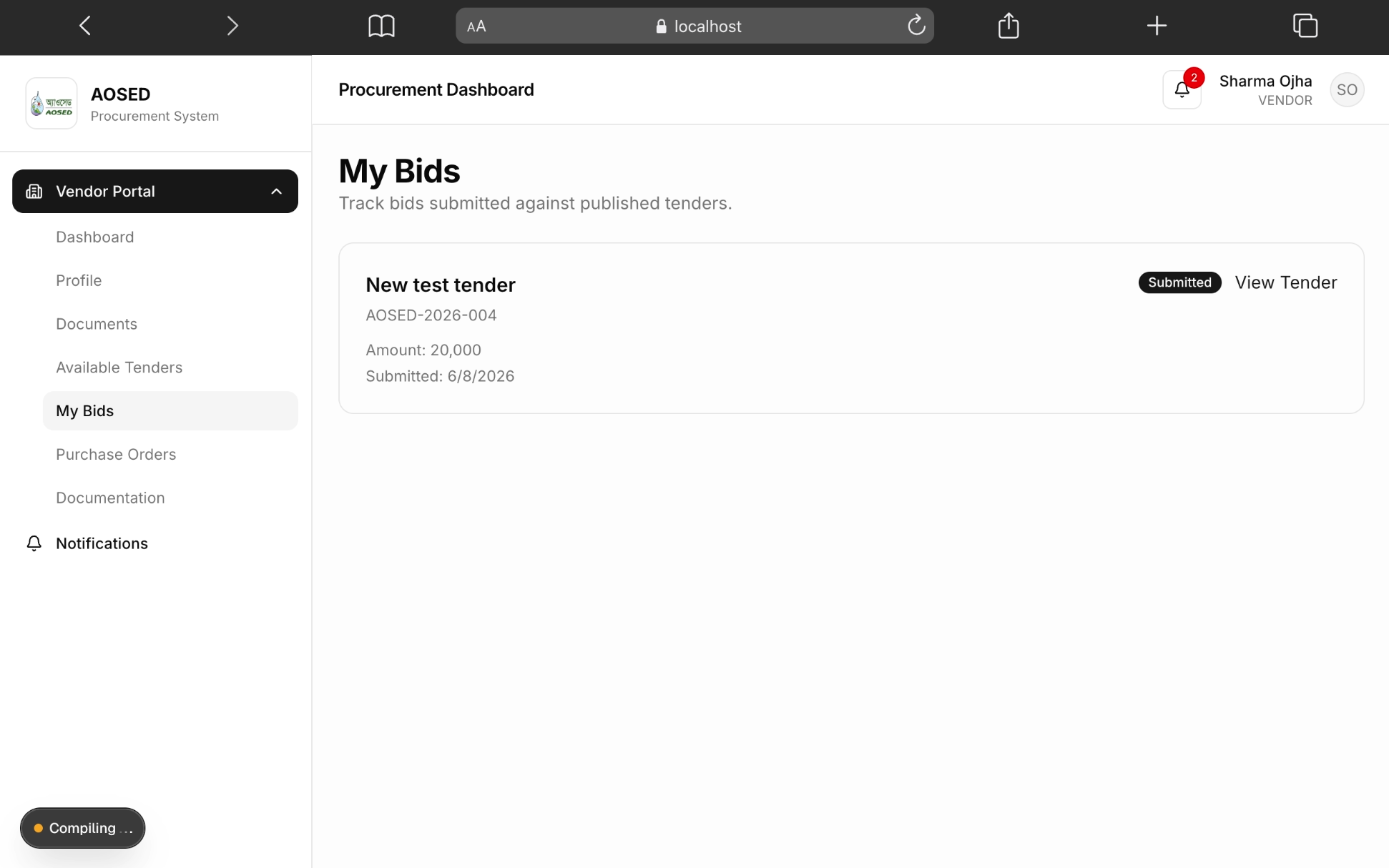 Procurement Management System gallery image 14