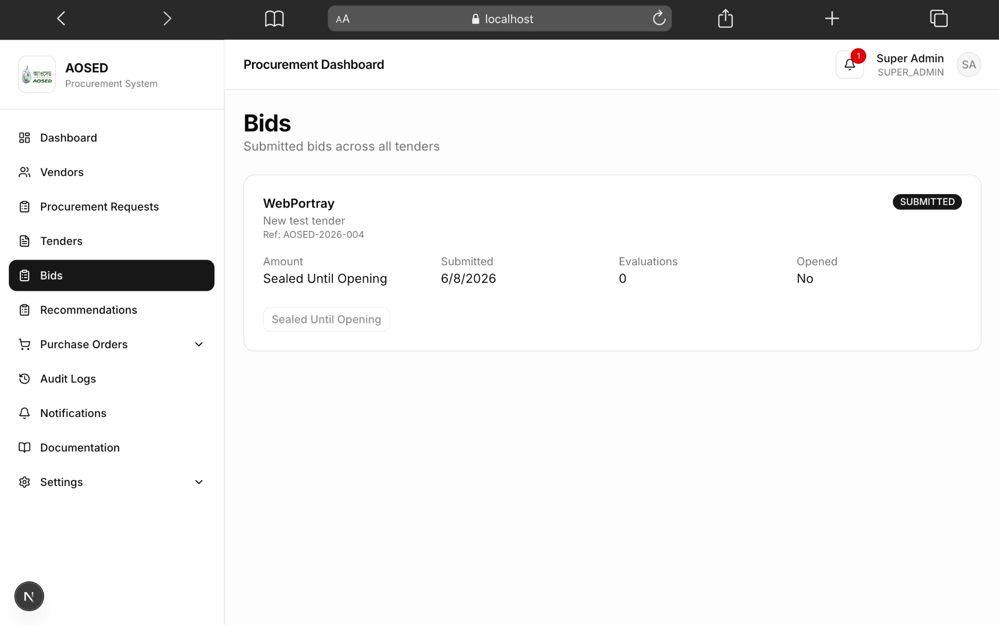Procurement Management System gallery image 15