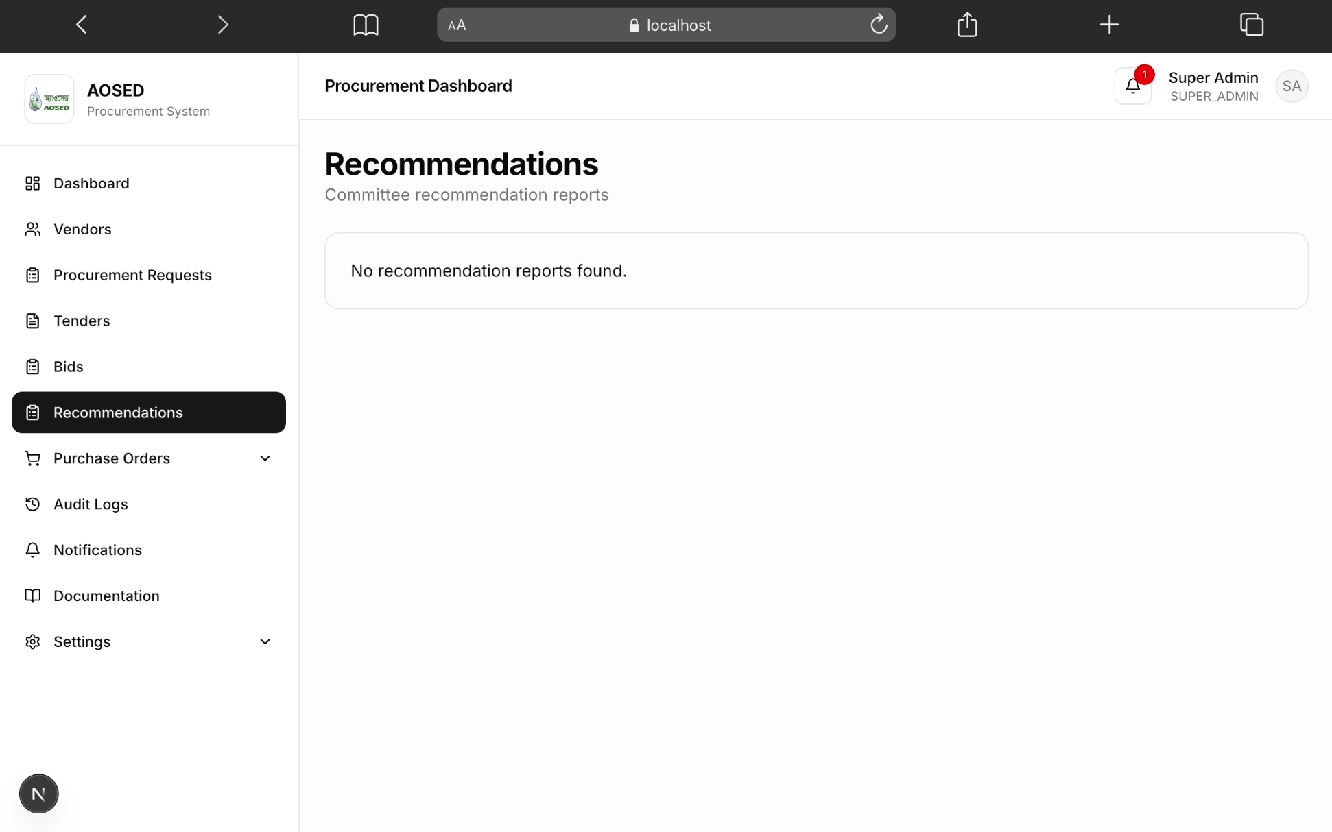 Procurement Management System gallery image 3