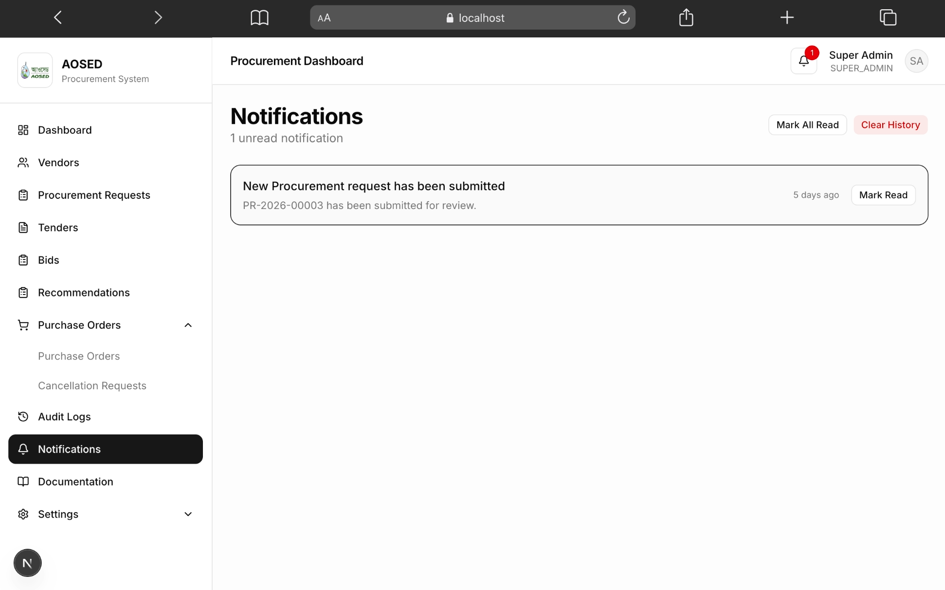 Procurement Management System gallery image 6